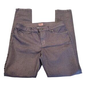 #DIS Grey with Rose Gold Shimmer, Skinny Ankle Jeans sz 31